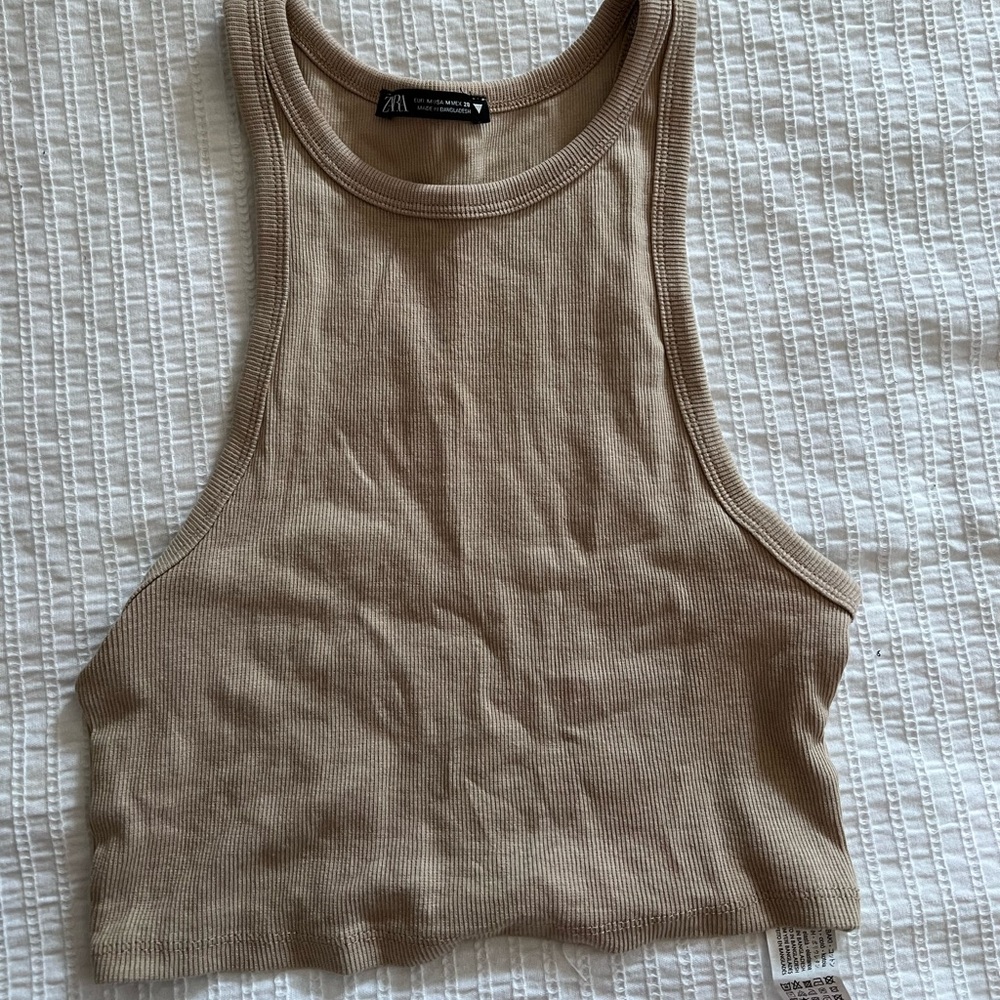 Zara Crop Halter Top